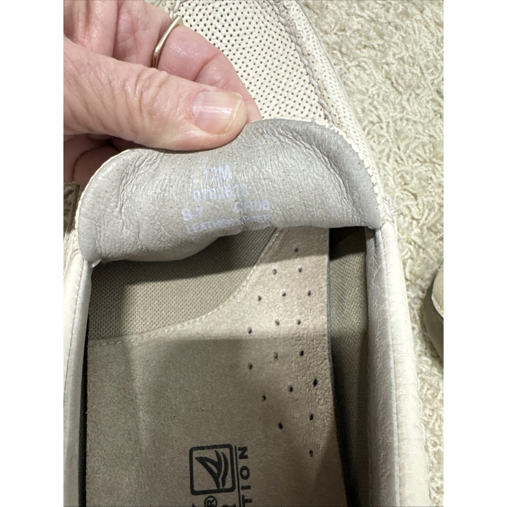 Sperry Top-Sider Pilot Collection Cream Perforated Slip On Loafers Boat Shoes 12 - Picture 13 of 13